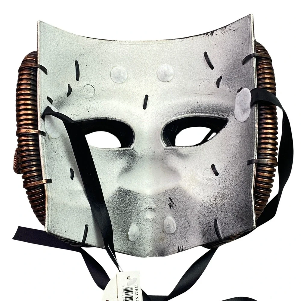 Steampunk Mask‎ Cosplay Prop Halloween Masquerade Costume Tubes Gears Festival